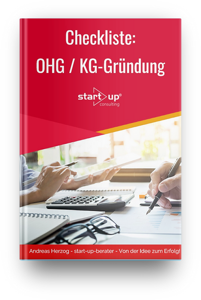 Ebook: Checkliste OHG- & KG-Gründung