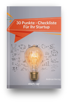 Ebook: 30-Punkte-Checkliste für Dein Startup